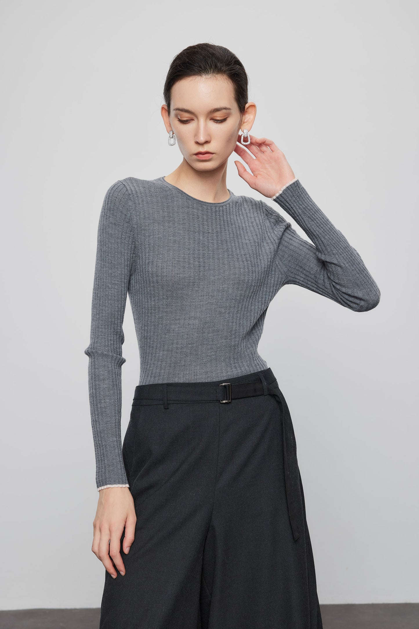 Merino Wool Crewneck Sweater