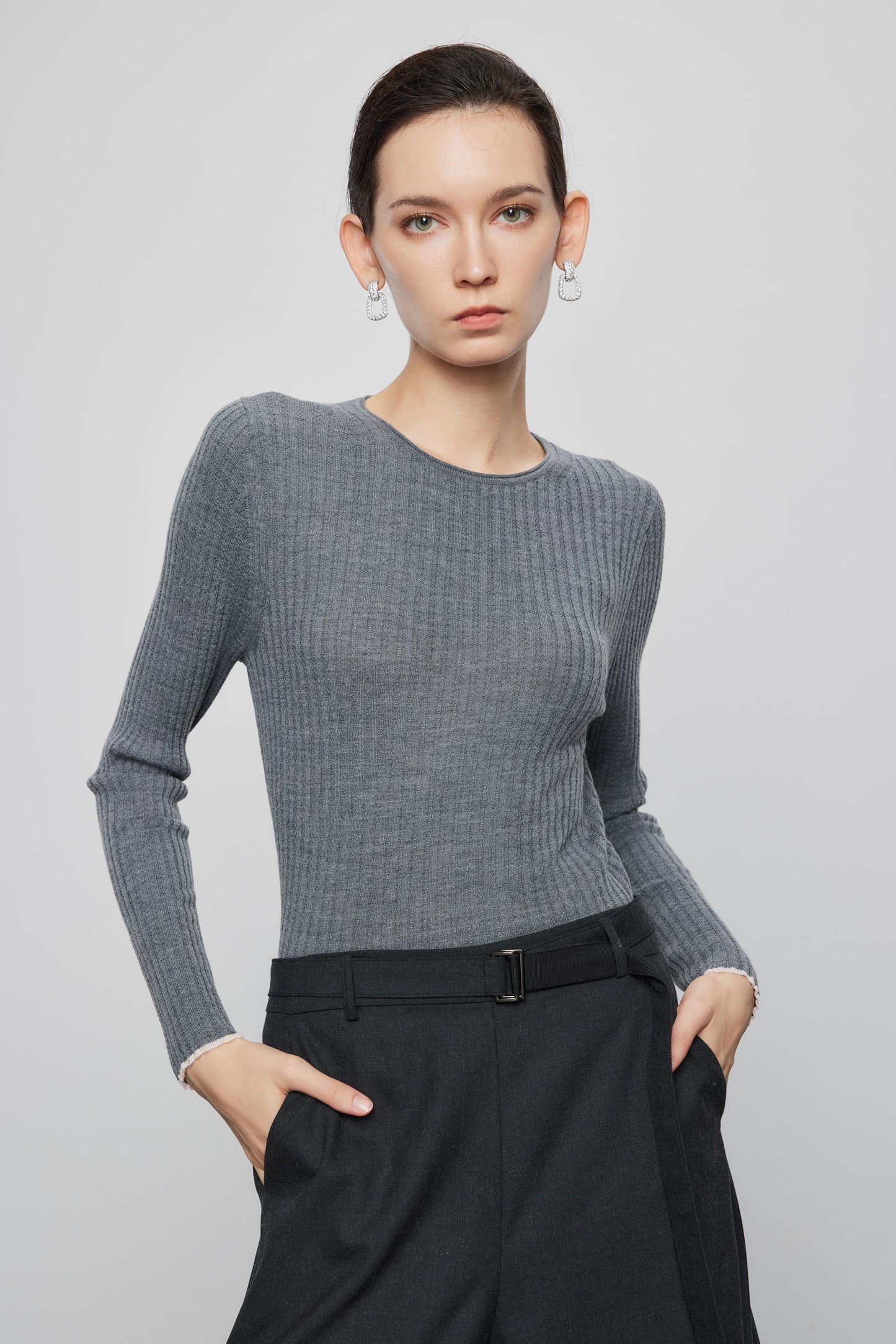 Merino Wool Crewneck Sweater