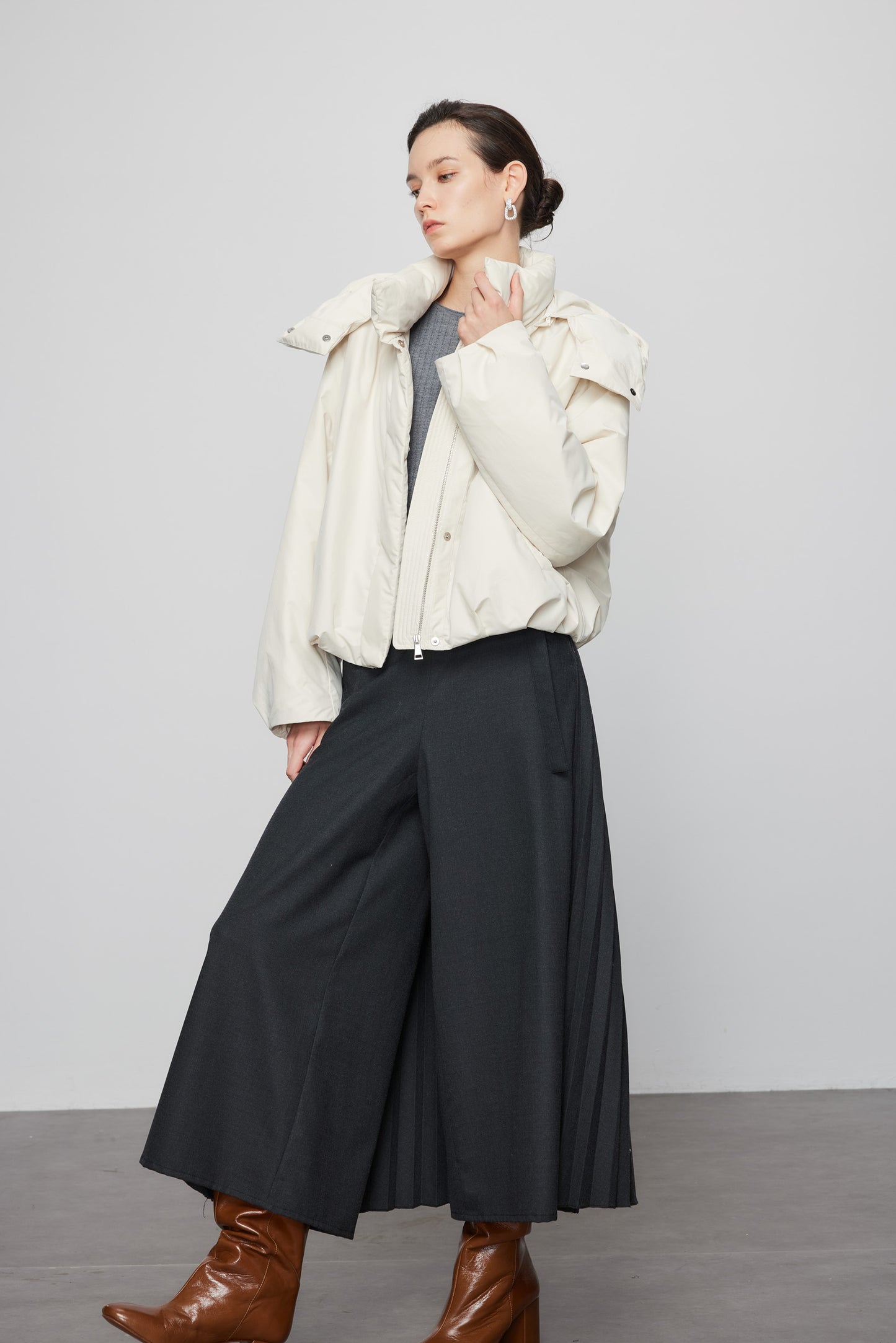 Goose Down Puffer Jacket