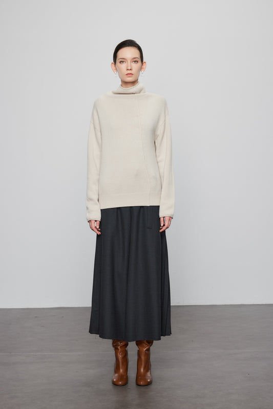 Relaxed Turtleneck Cashmere