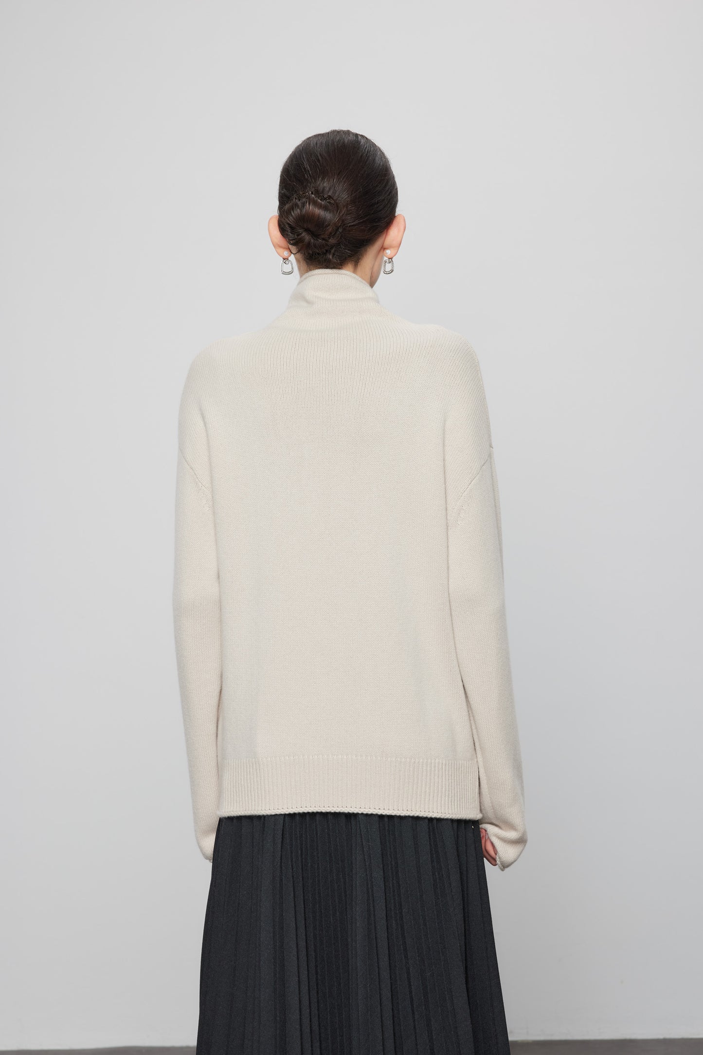 Relaxed Turtleneck Cashmere