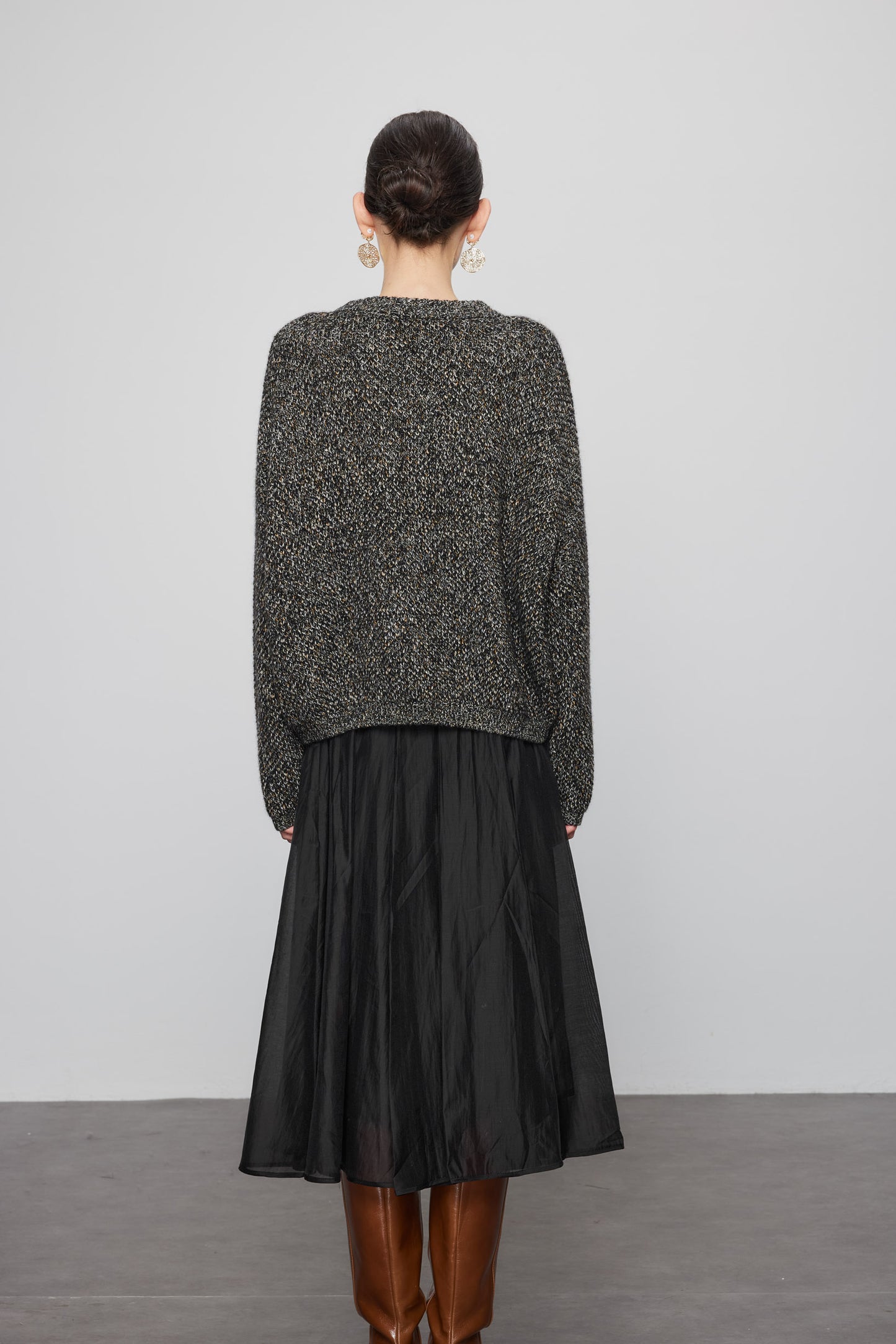 Melange Crewneck Pullover