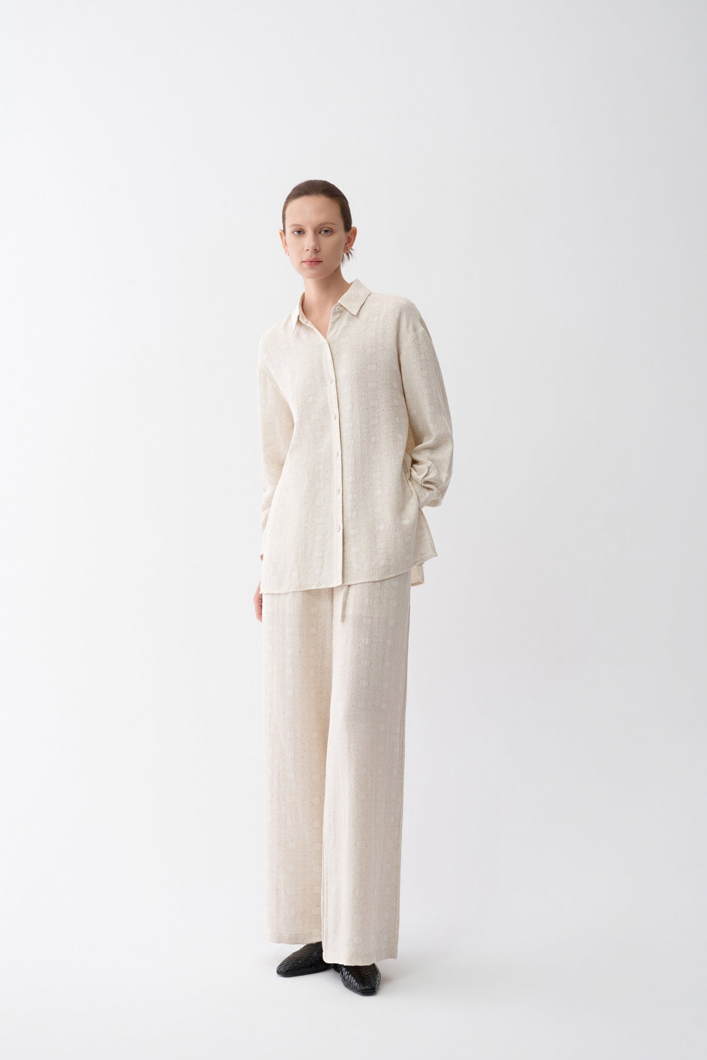 Linen-Blend Resort Shirt
