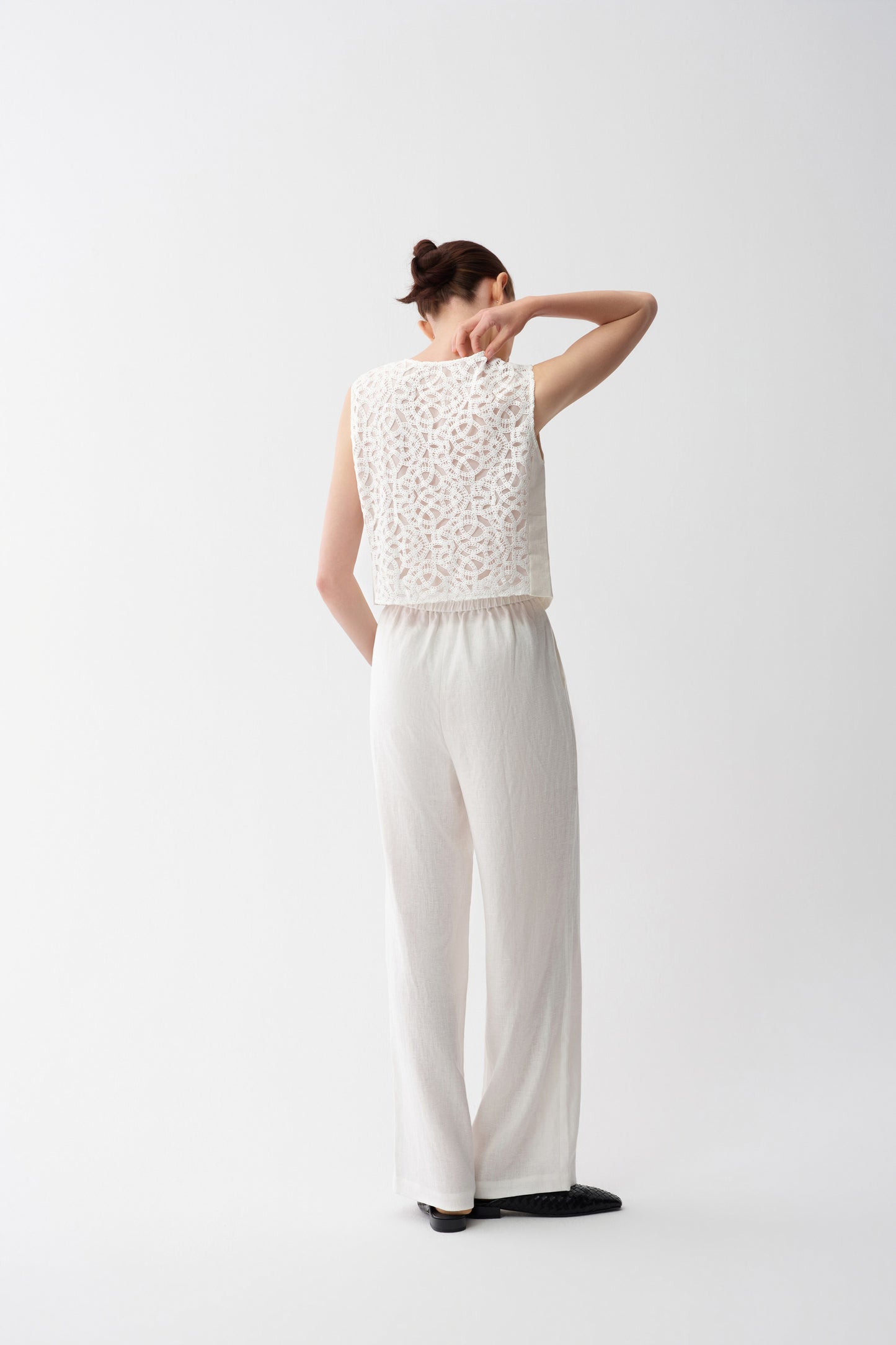 Pull On Linen Pants