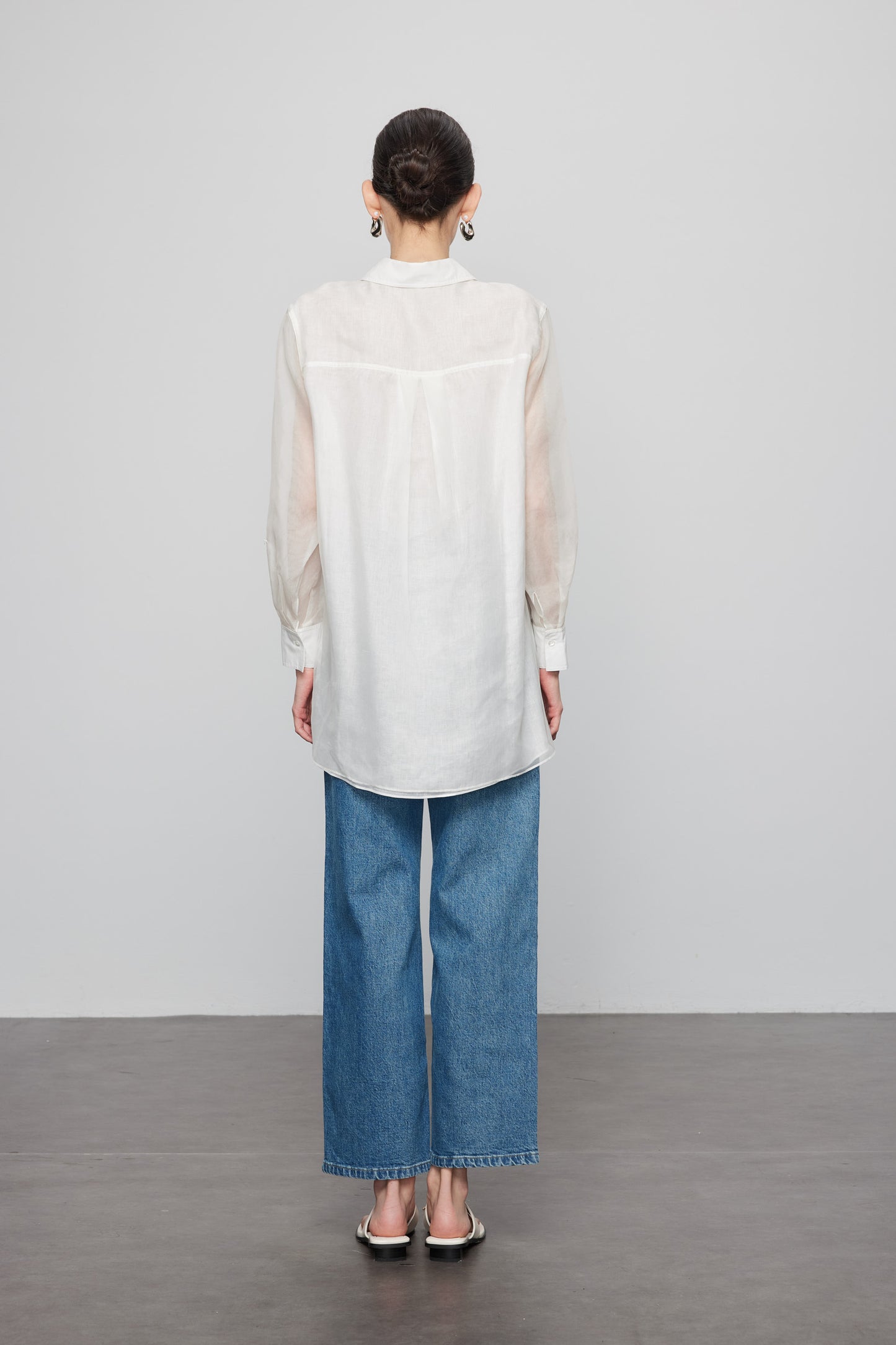 Linen and Silk Reversible Shirt