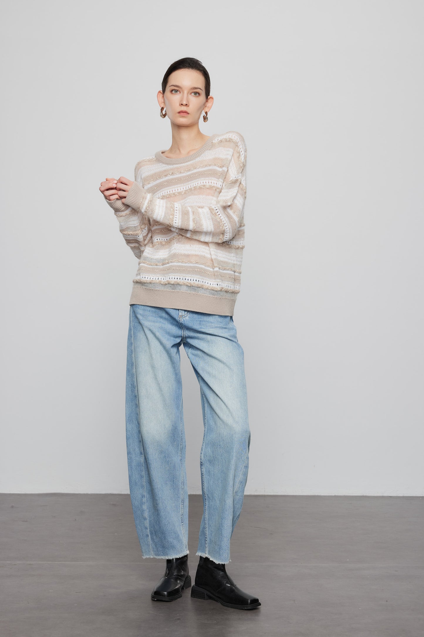 Striped Crewneck Sweater