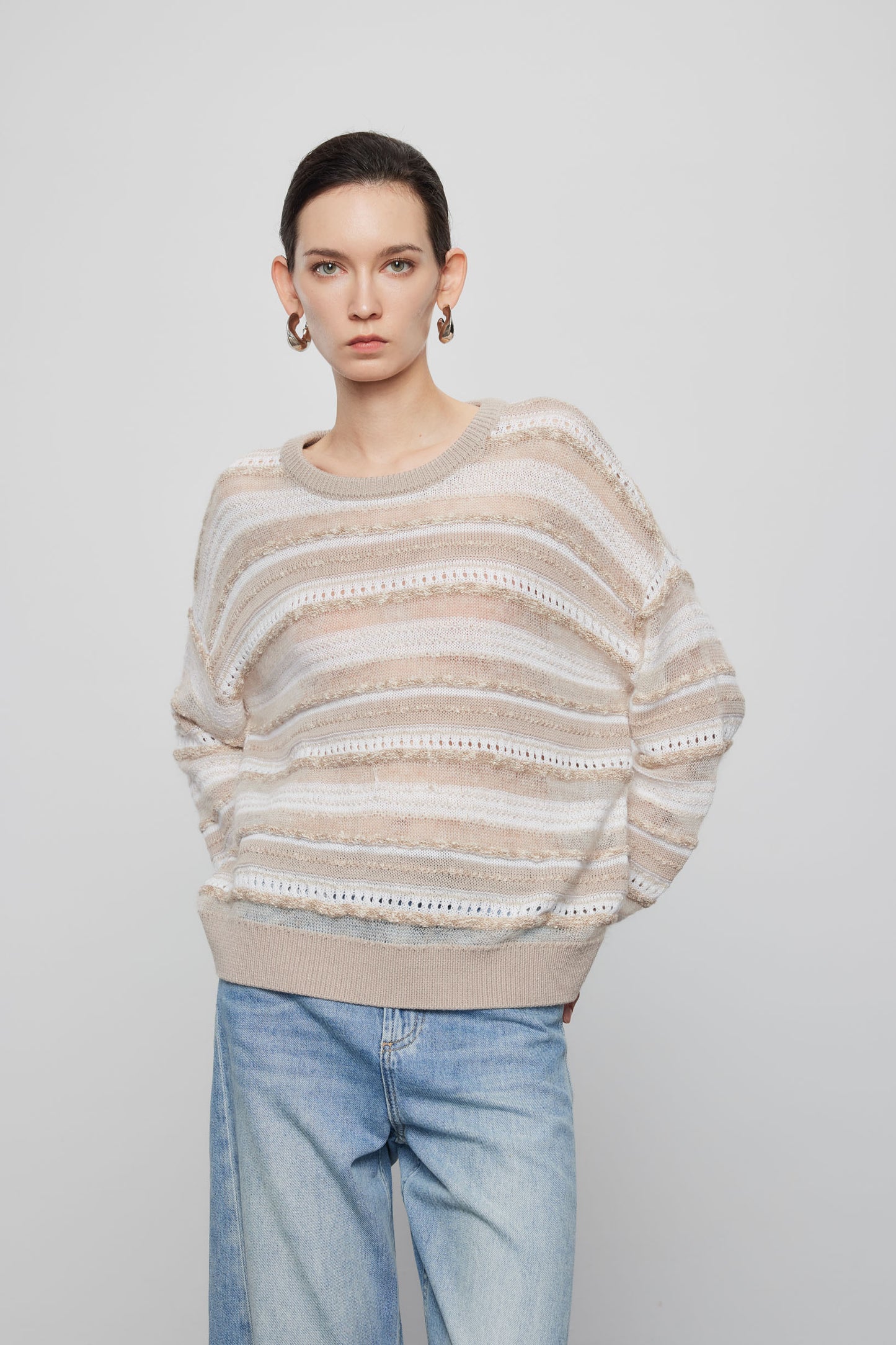 Striped Crewneck Sweater