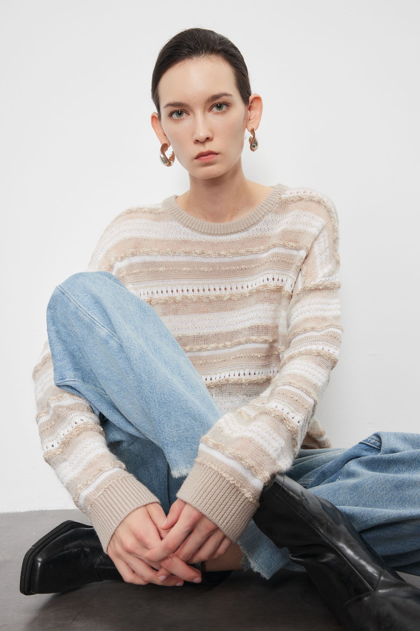 Striped Crewneck Sweater
