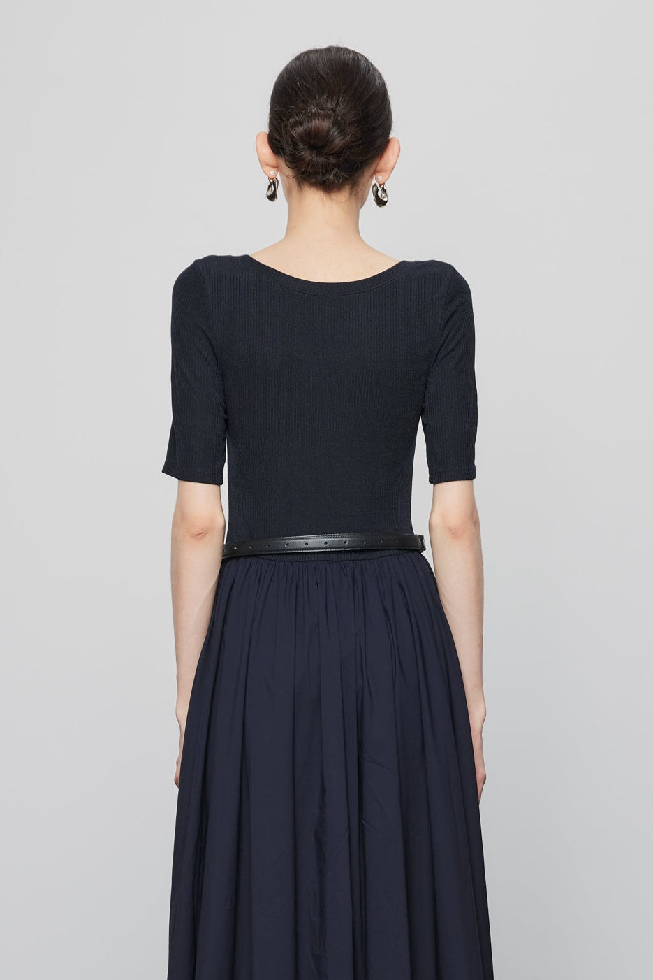 Horsebit Belt-Black
