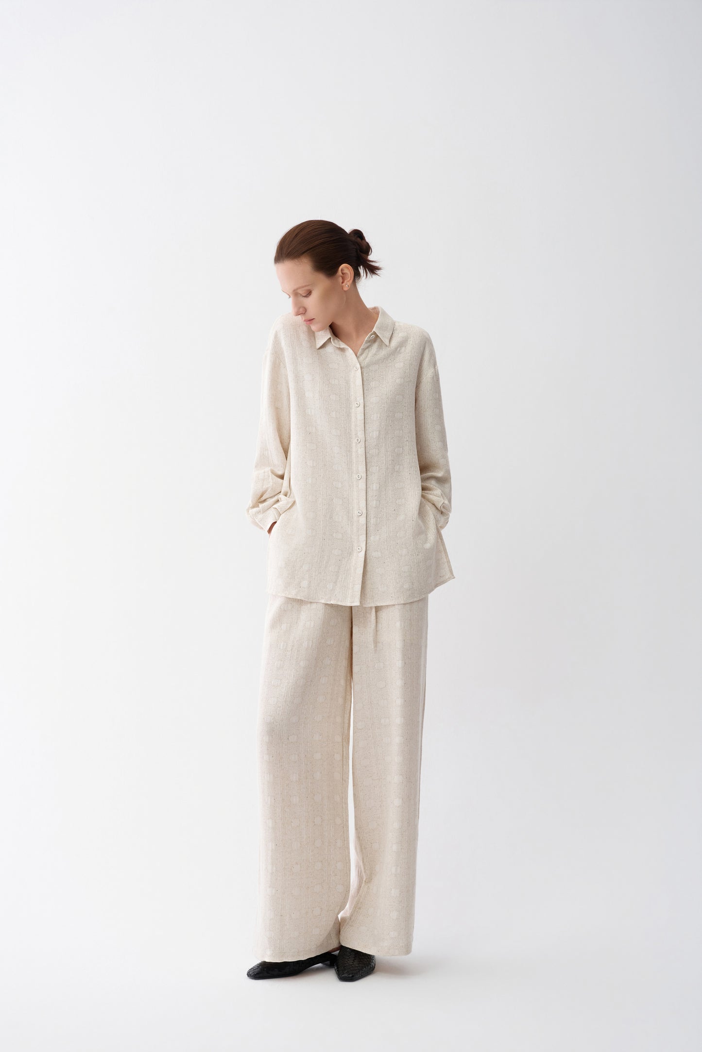 Linen-Blend Resort Shirt