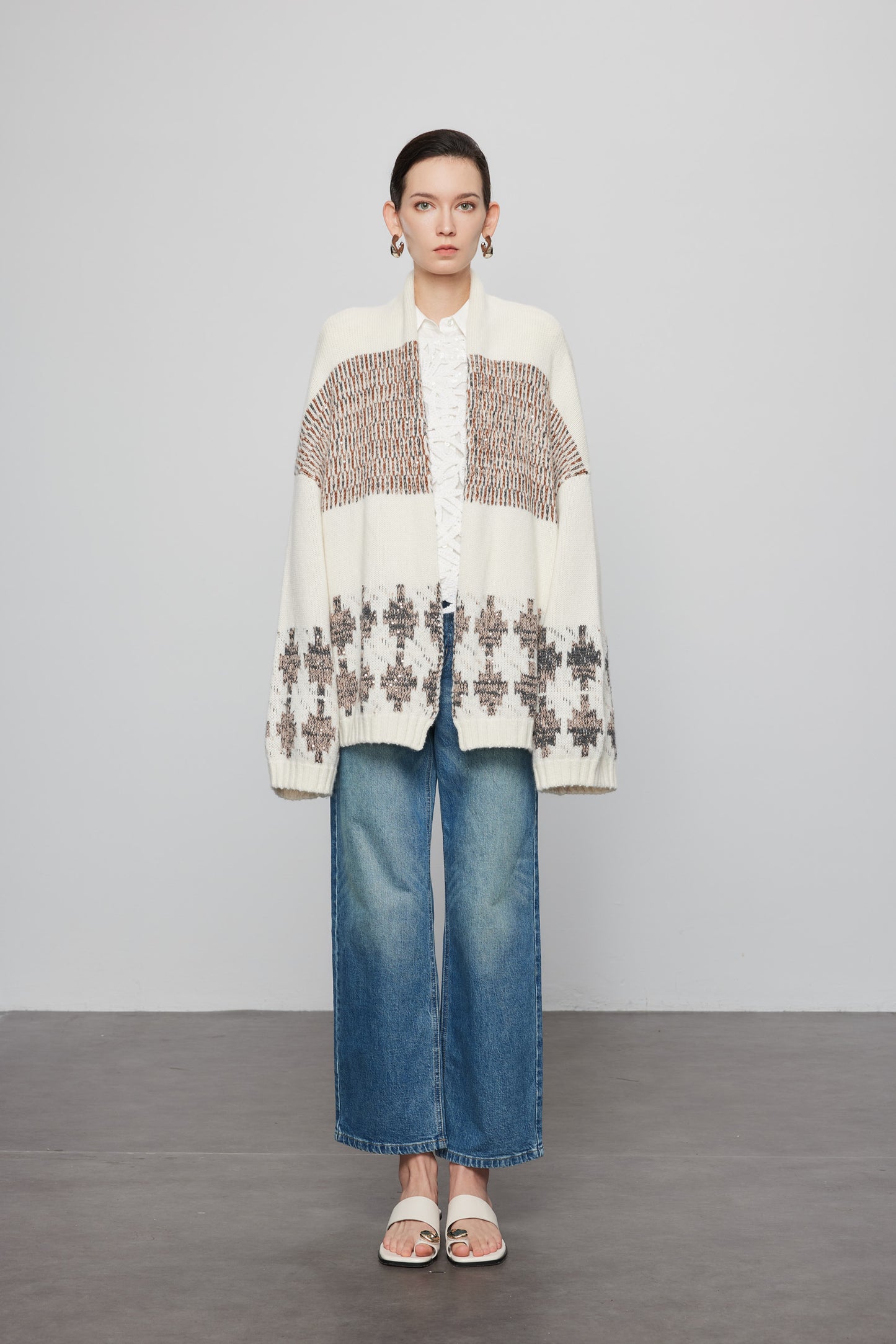 Nordic Knit Cashmere Cardigan