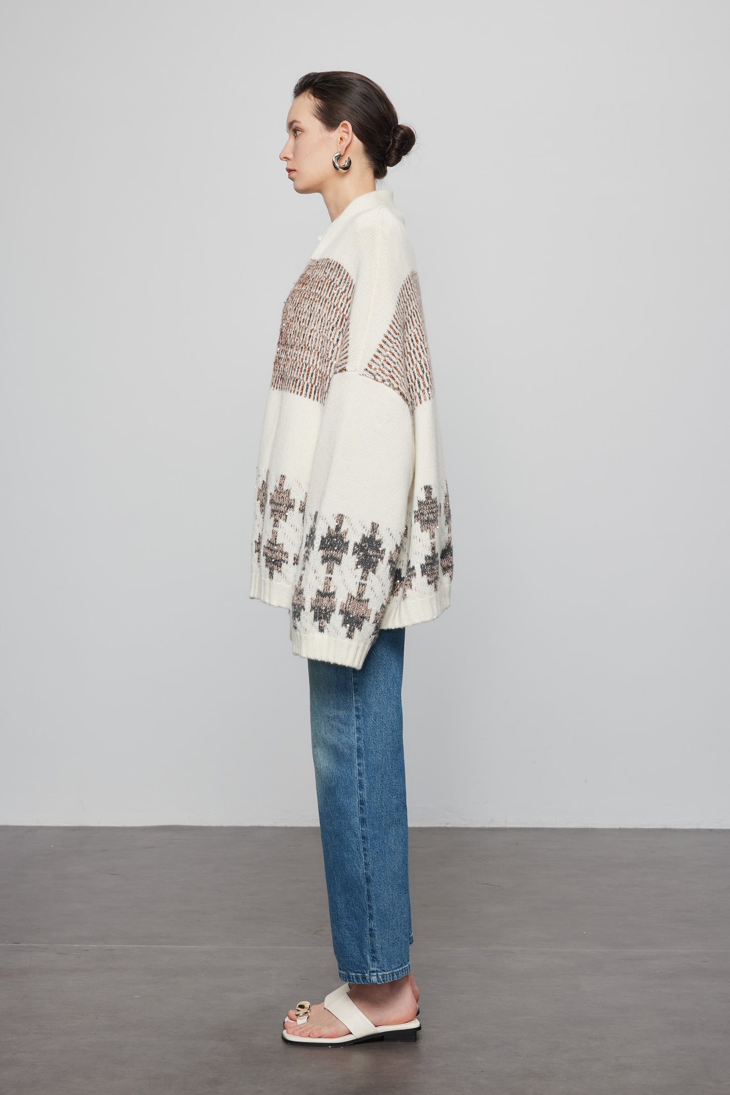 Nordic Knit Cashmere Cardigan