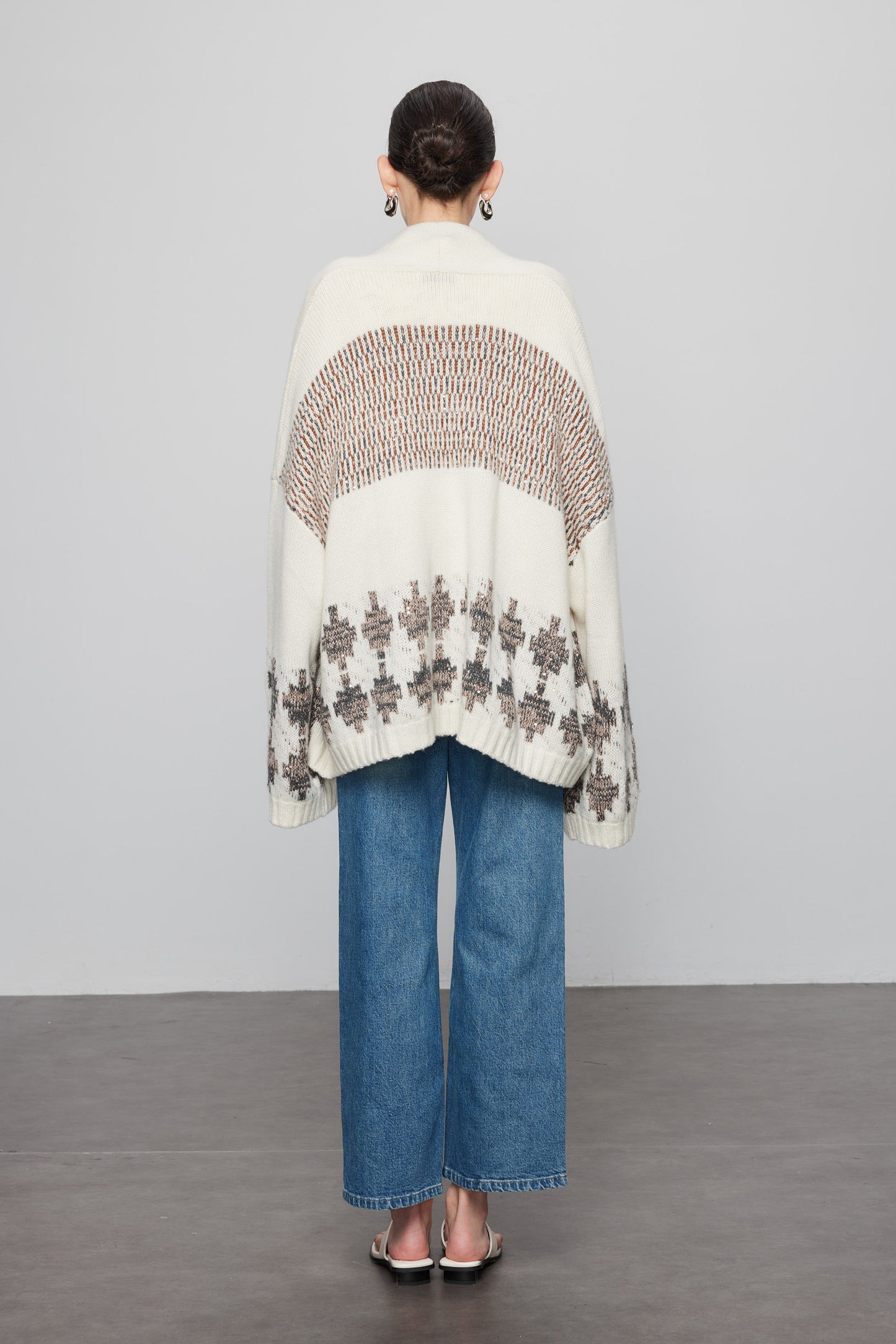 Nordic Knit Cashmere Cardigan