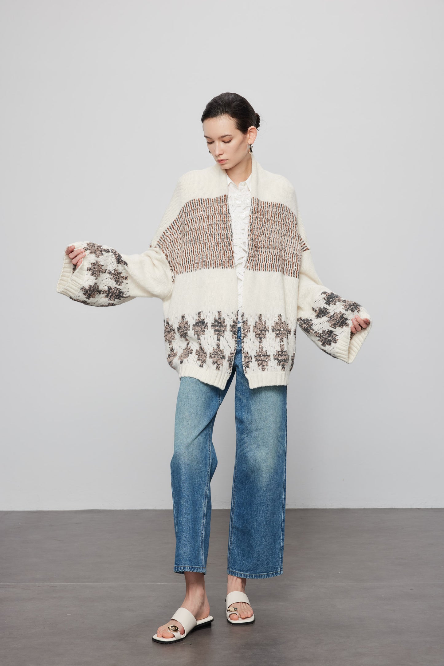 Nordic Knit Cashmere Cardigan