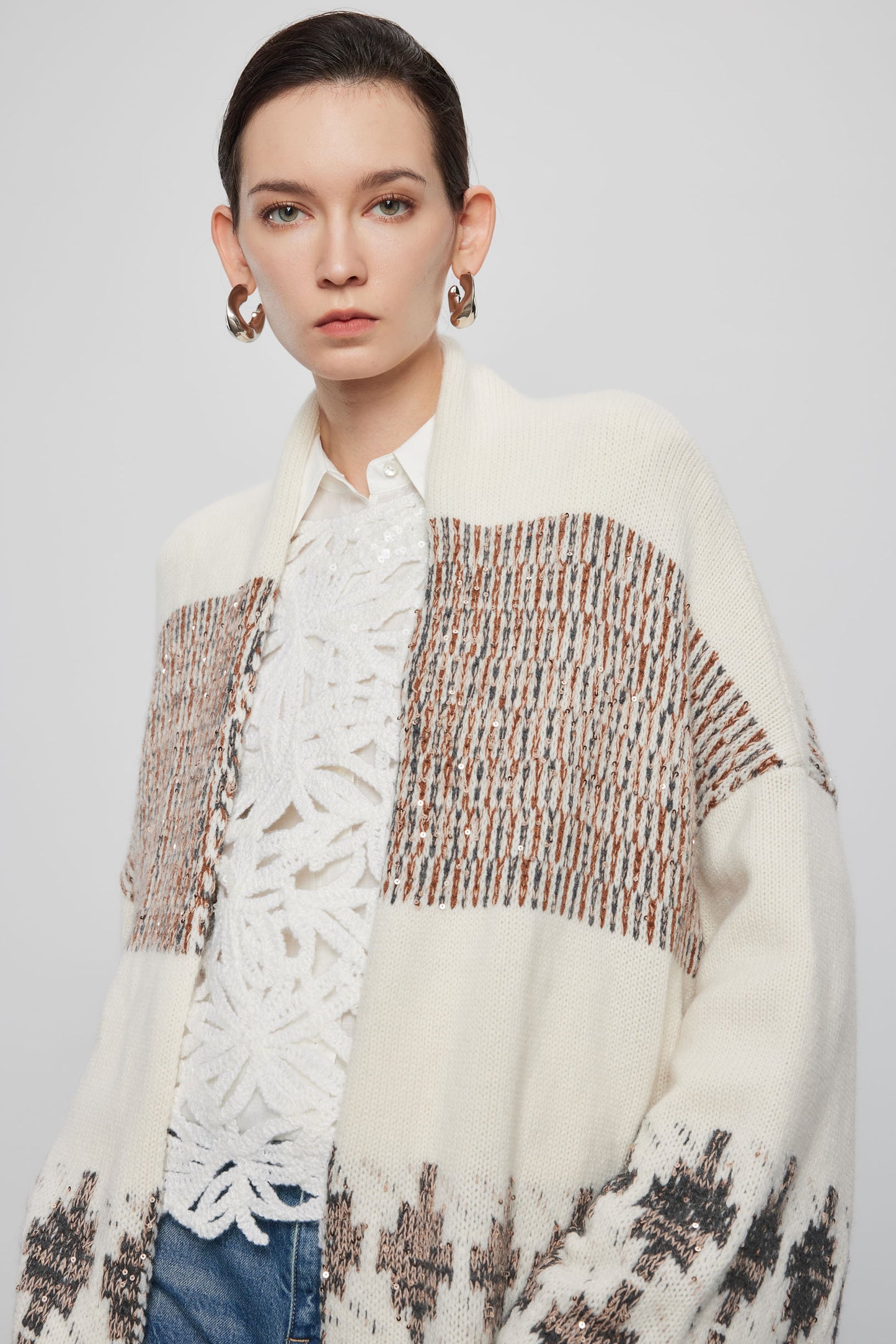 Nordic Knit Cashmere Cardigan
