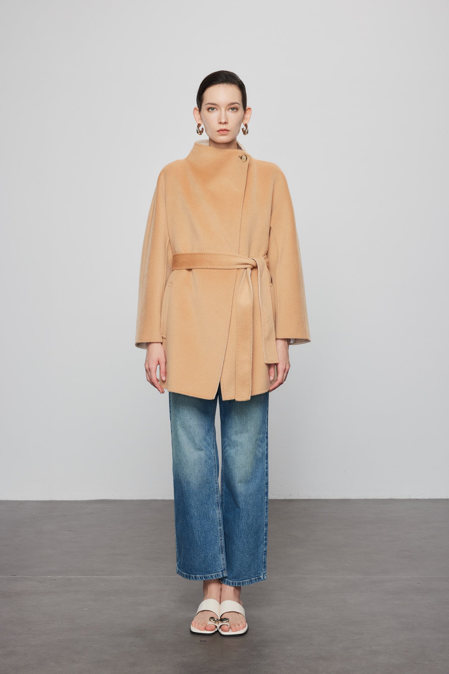 Dual Tone Oversized Coat
