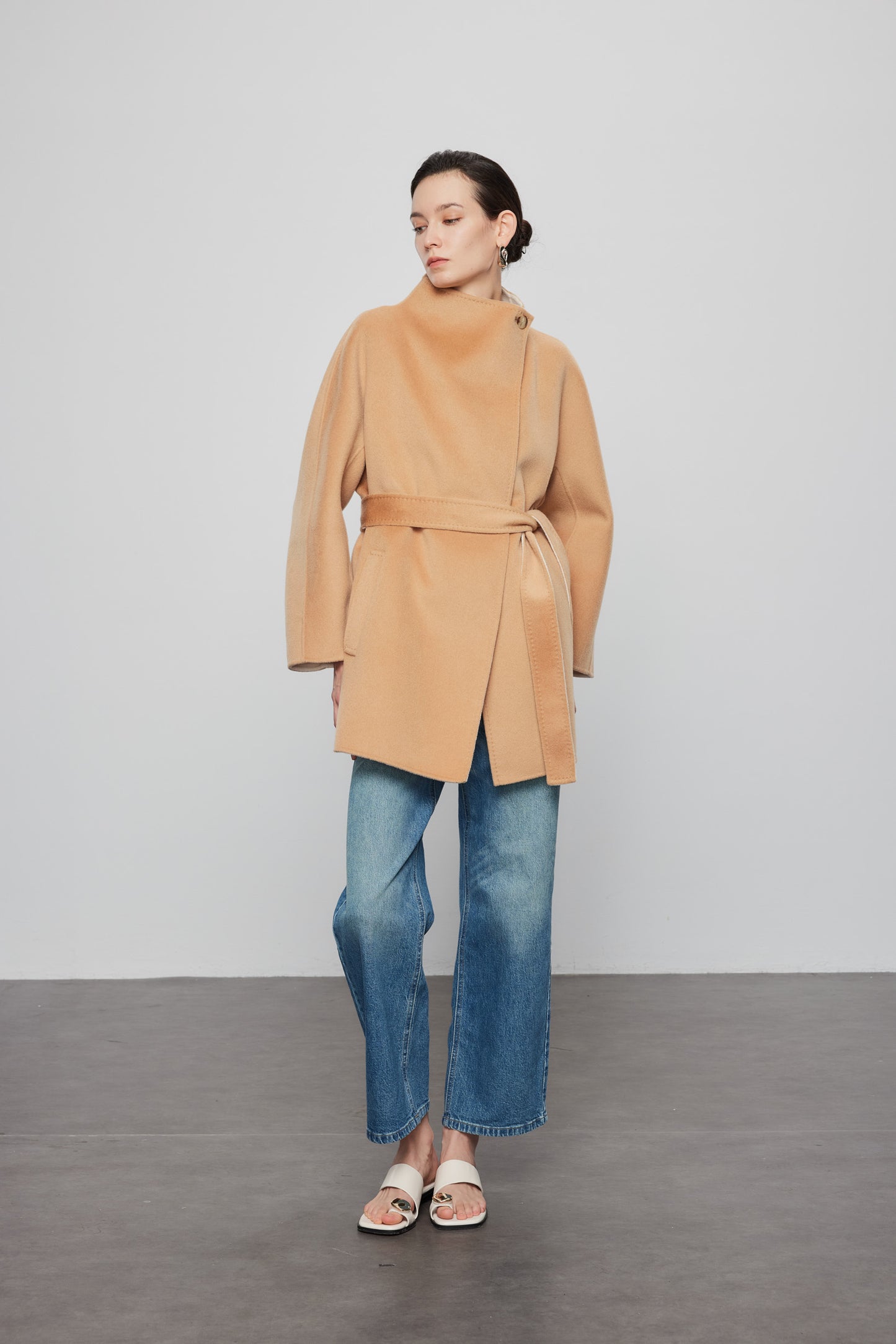 Dual Tone Oversized Coat