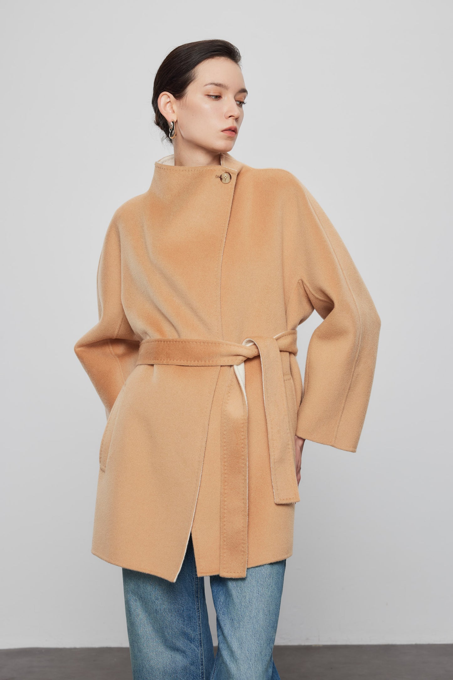 Dual Tone Oversized Coat