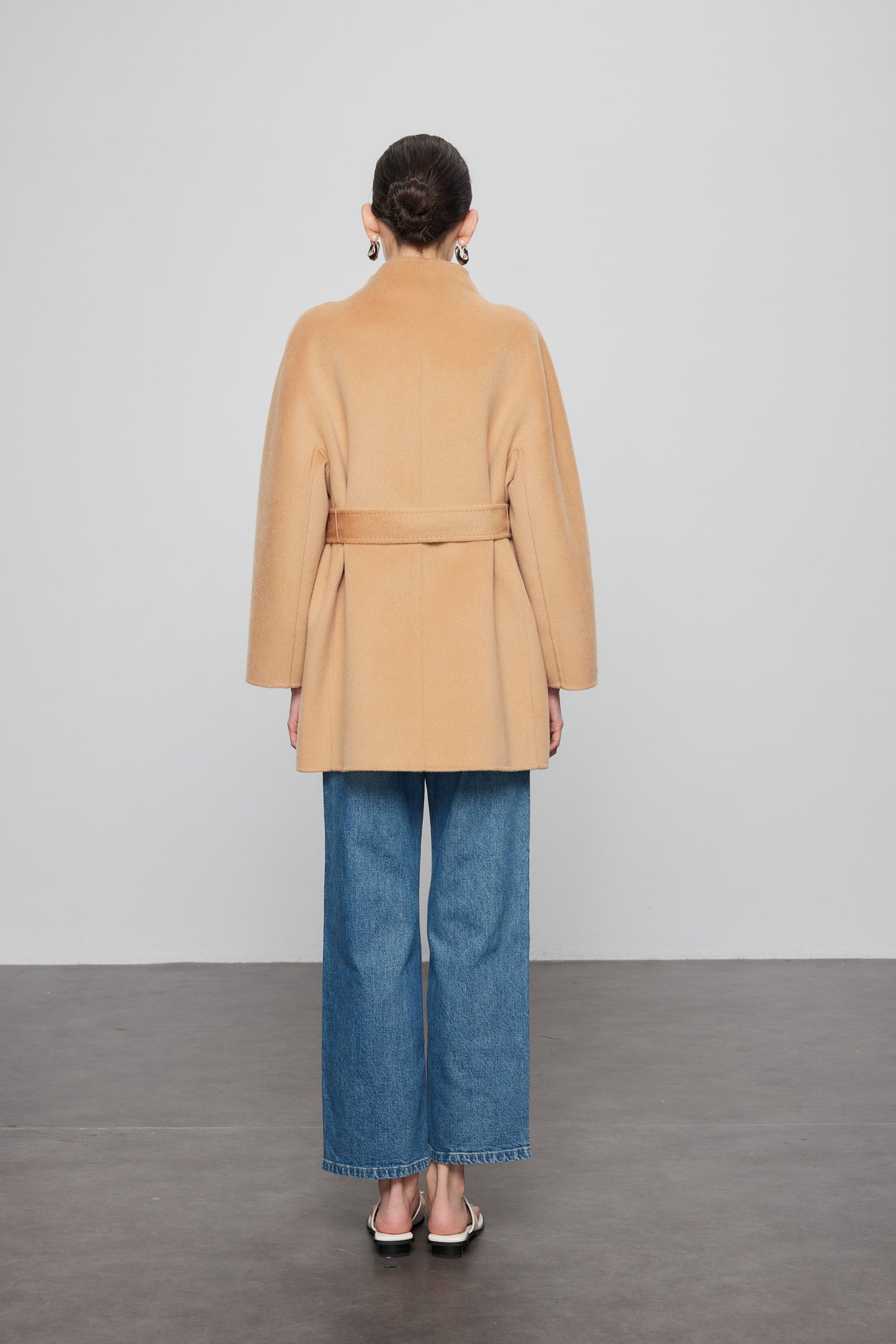 Dual Tone Oversized Coat