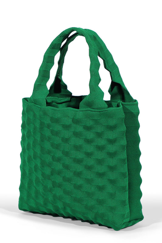 Pineapple Knit Bag-Green