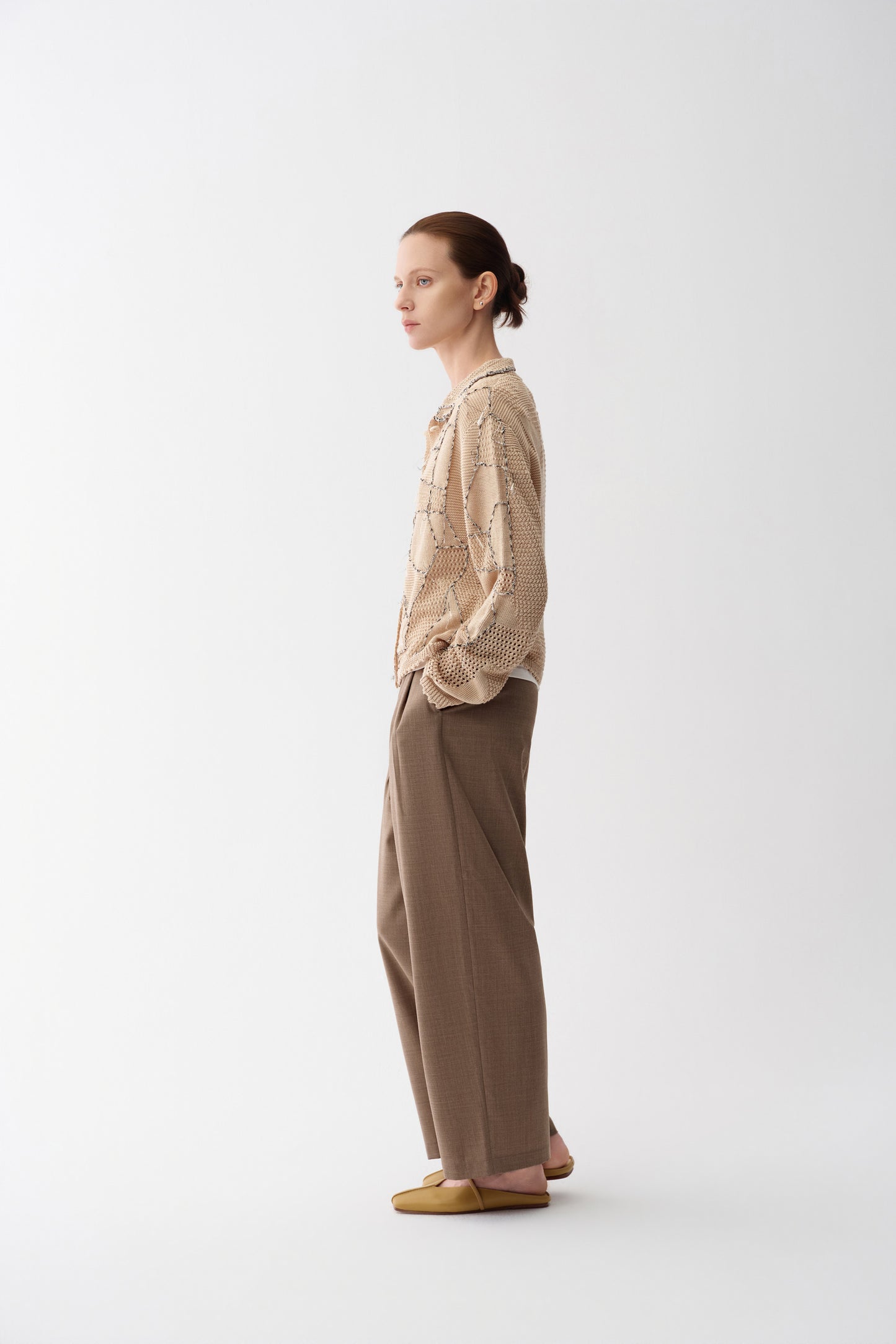 Abstract Fringe Cardigan