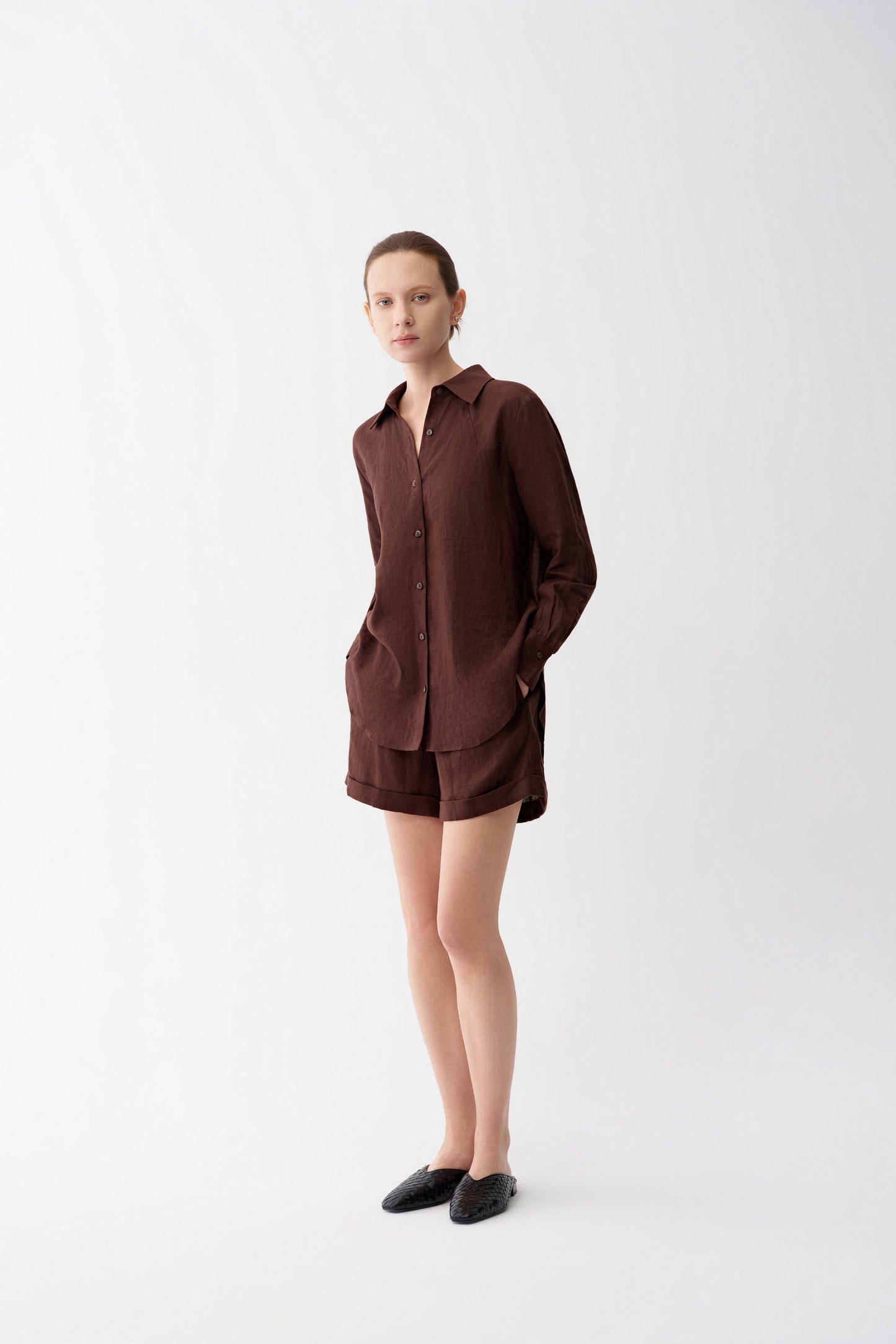 Relaxed Linen Shorts